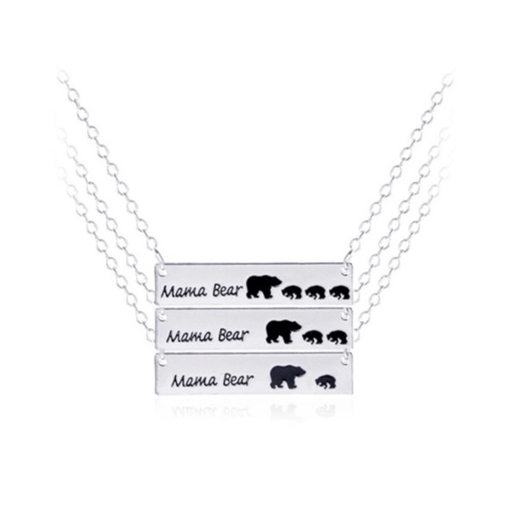 Single Mama Bear Necklace - Picture 2 of 2